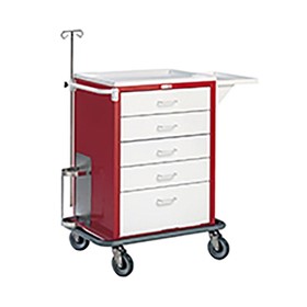 Emergency Cart with 5 Drawers