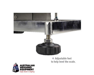 AWE - PLATYPUS Bench Scale 15kg–150kg - Stainless Steel IP65 Digital Scale