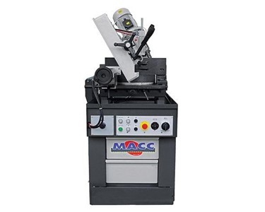 MACC - Metal Dual Miter Bandsaw | Semi Auto, 300mm Cap, Swivel Head
