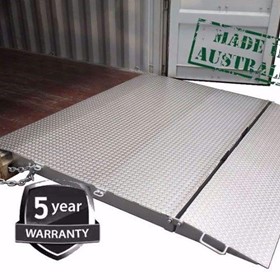 Container Ramp for Reefer Refrigerated Containers