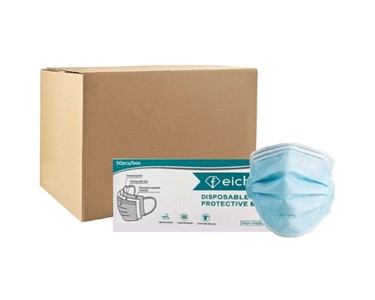 Feichan -  Protective Face Mask |TGA Approved Eichan Disposable 3 Layered Blue-2