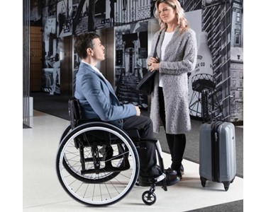 Motion Composites - Rigid Wheelchair | Veloce Lightweight Adjustable Folding Wheelchair