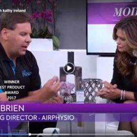 AirPhysio Mucus Clearance OPEP Device Airing on Modern Living with Kathy Ireland on Lung Health