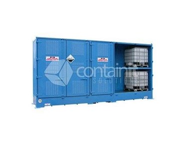 Contain It - Corrosives Storage Cabinet | Outdoor Store for Class 8 Drums