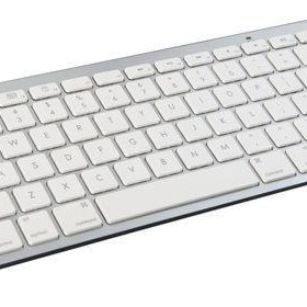 Ultra Thin White Bluetooth Keyboard