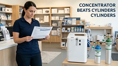 Stationary Oxygen Concentrator Cost Australia (2026): Purchase Price, Running Costs and Cylinder Savings
