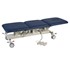 LOGIFORM - Deluxe 3 Section Full Electric Couch with Central Locking Castors Navy Blue