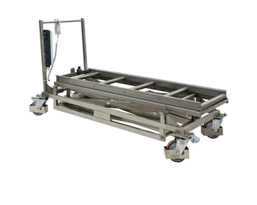 Nuline - Mortuary Lifter Trolley for use with Standard Mortuary Fridges