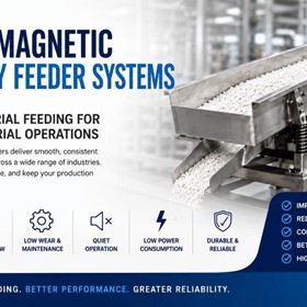Electromagnetic Vibratory Feeder System for Precision Bulk Material Handling