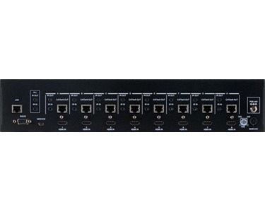 8×8 HDMI Over CAT5E/6/7 Matrix with 48V POE AND LAN Serving