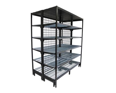 Double-Sided Outrigger Shelving Bay | S-Mart 1830L x 2210H