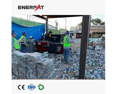 Enerpat - Hopper Style Automatic Metal Baler | Fast Pressing Baler