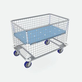 4H200M Wet/Dry Linen Trolley - Medium