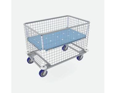 4H200M Wet/Dry Linen Trolley - Medium