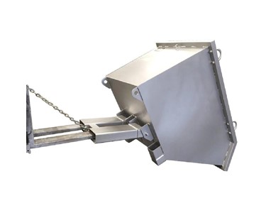 DHE - DHE Heavy Duty Skip Tipping Bin Forklift Attachment