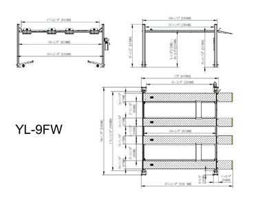 HiLift - Twin Parking Storage Hoist YL-9FW 4 Ton