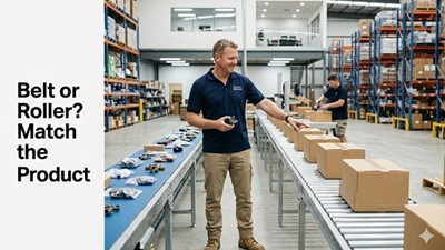 Belt Conveyor vs Roller Conveyor: Which System Fits Your Operation in 2026 ?
