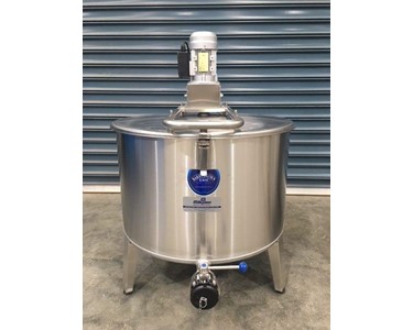 Barry Brown & Sons - 200L Vertical Single Skin Stainless Steel Cream Tank