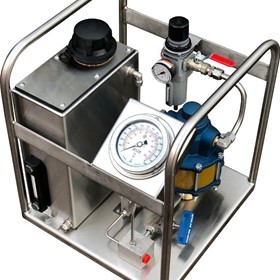 Hydrostatic Pressure Test Unit - 316SS tube frame | Trident 101 series