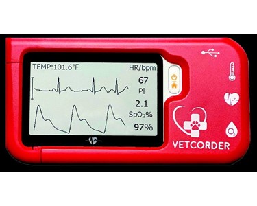 Sentier - Vet Vital Signs Monitor | Sentier Vetcorder Pro with Reflectance Kit