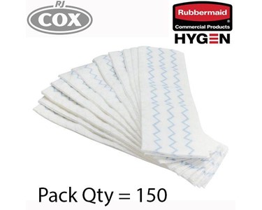 Rubbermaid - HYGEN Disposable Microfibre Mop Pads 150/Case