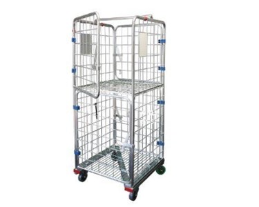 SpacePac -  Cage Trolley | Roll Cage Trolley, 850x750x1852H mm, Split Gate