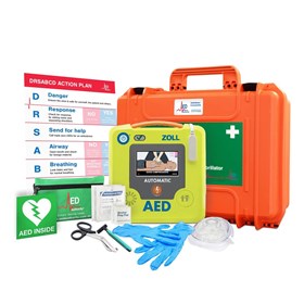 AED 3 Defibrillator Hardshell Carry Case Bundle