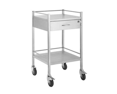 Torstar - Stainless Steel Trolley One Drawer With Lock