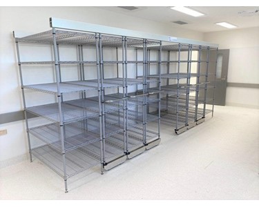 Sterimesh - Wire Shelving Protected by Steritouch®