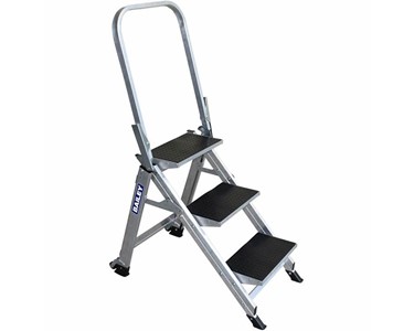 Bailey - Stairway Step Ladders with Safety Rail