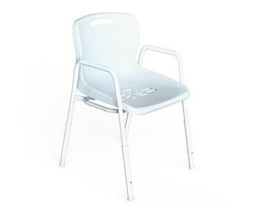 K Care - Shower Chair With Arms And Plastic Seat