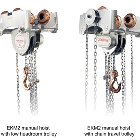 EX manual hoists and trolleys
