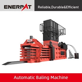 Automatic Horizontal Baler with Auto-Tie System