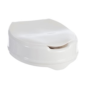 Toilet Seat Raiser Clip On With Lid 100mm