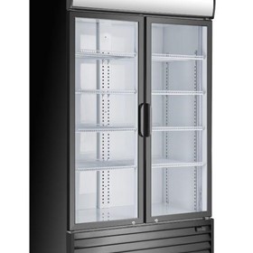 P1000WB-A DOUBLE GLASS DOOR MOUNTED FRIDGE 