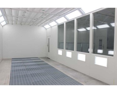MN Spraybooths - Automotive Spray Booth | Full Downdraft | Inground 