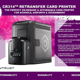 CR314 The Affordable Retransfer Card Printer