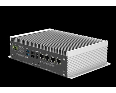 CyberVisuell - Industrial PoE Fanless Embedded PC Celeron TBOX-13E00