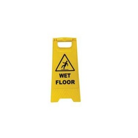 Yellow A-frame Sign - Wet Floor