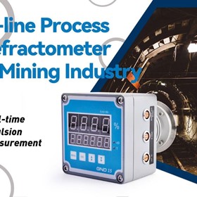 GND-15 In-line Process Refractometer application in Mining Industry