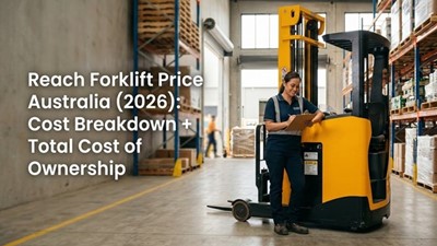 Reach Forklift Price Australia (2026): Cost Breakdown + Total Cost of Ownership
