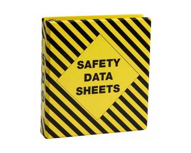 Safetek Get Protected - SDS Folder - Black/Yellow