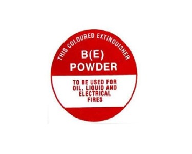 Identification Sign - Dry Powder BE