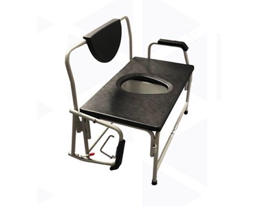 Bari Drop Arm Commode Chair