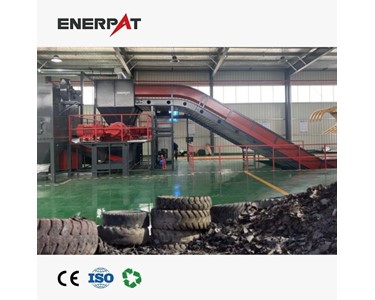 Enerpat - Double Shaft Tyre Recycling Shredder Up to 3 Tonnes Per Hour
