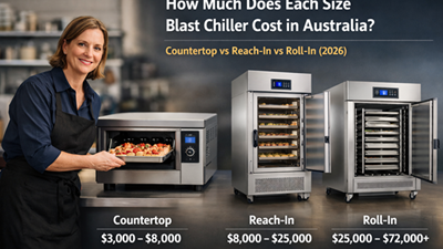 How Much Does Each Size Blast Chiller Cost in Australia? Countertop vs Reach-In vs Roll-In 2026