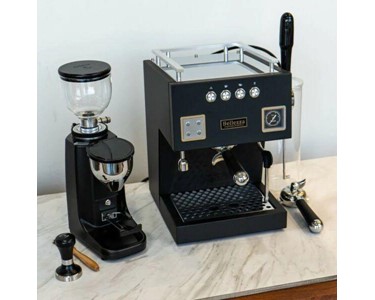 Bellezza - Brand New Dual Boiler Coffee Machine & Dosserless Grinder Package