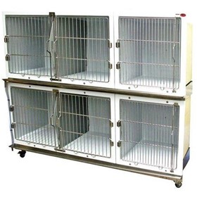 Fibreglass Veterinary Cage Banks 