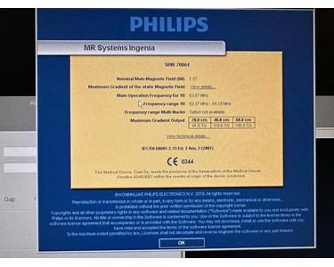 Philips - Ingenia 1.5T | MRI Scanner | EX4587