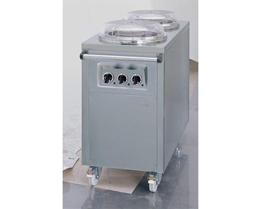 Ozti - Mobile Heated Plate Dispenser | OZH-PD-M-2 